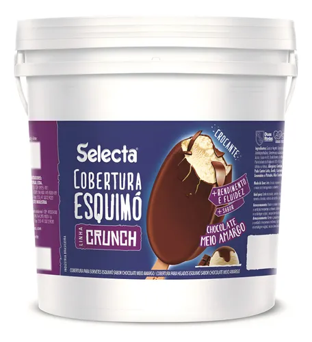 COBERTURA ESQUIMO CRUNCH MEIO AMARGO 4KG