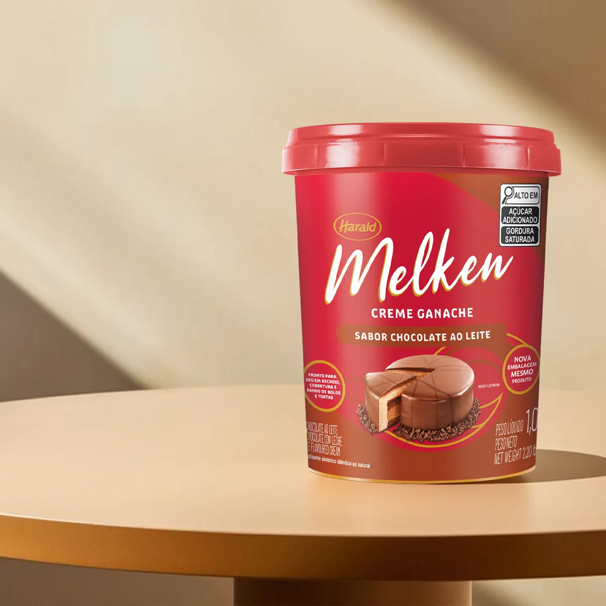 Ganache Ao Leite Melken 1kg