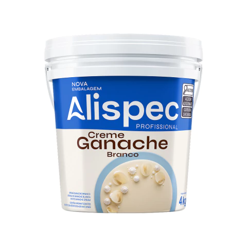 CREME GANACHE BRANCO 4kg