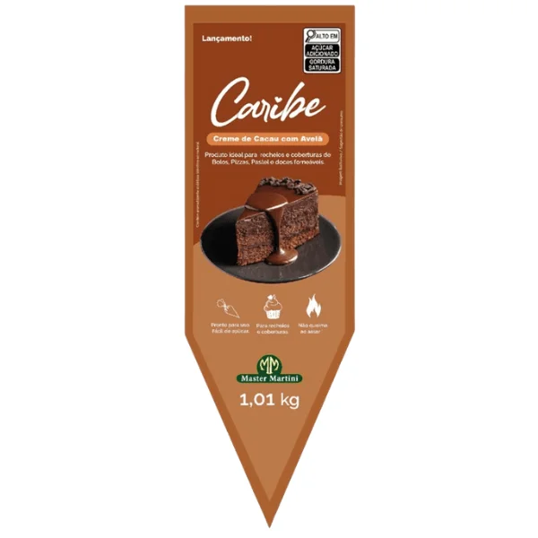 Bisnaga Caribe Creme de Avelã 1kg