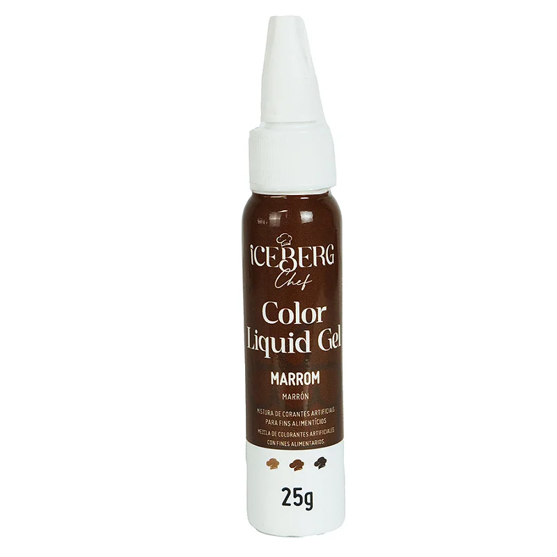 COLOR LIQUID GEL MARROM ICEBERG 25G
