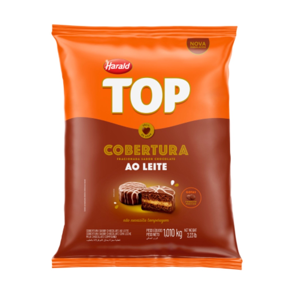 Top Cobertura Gotas Ao Leite 1010kg I