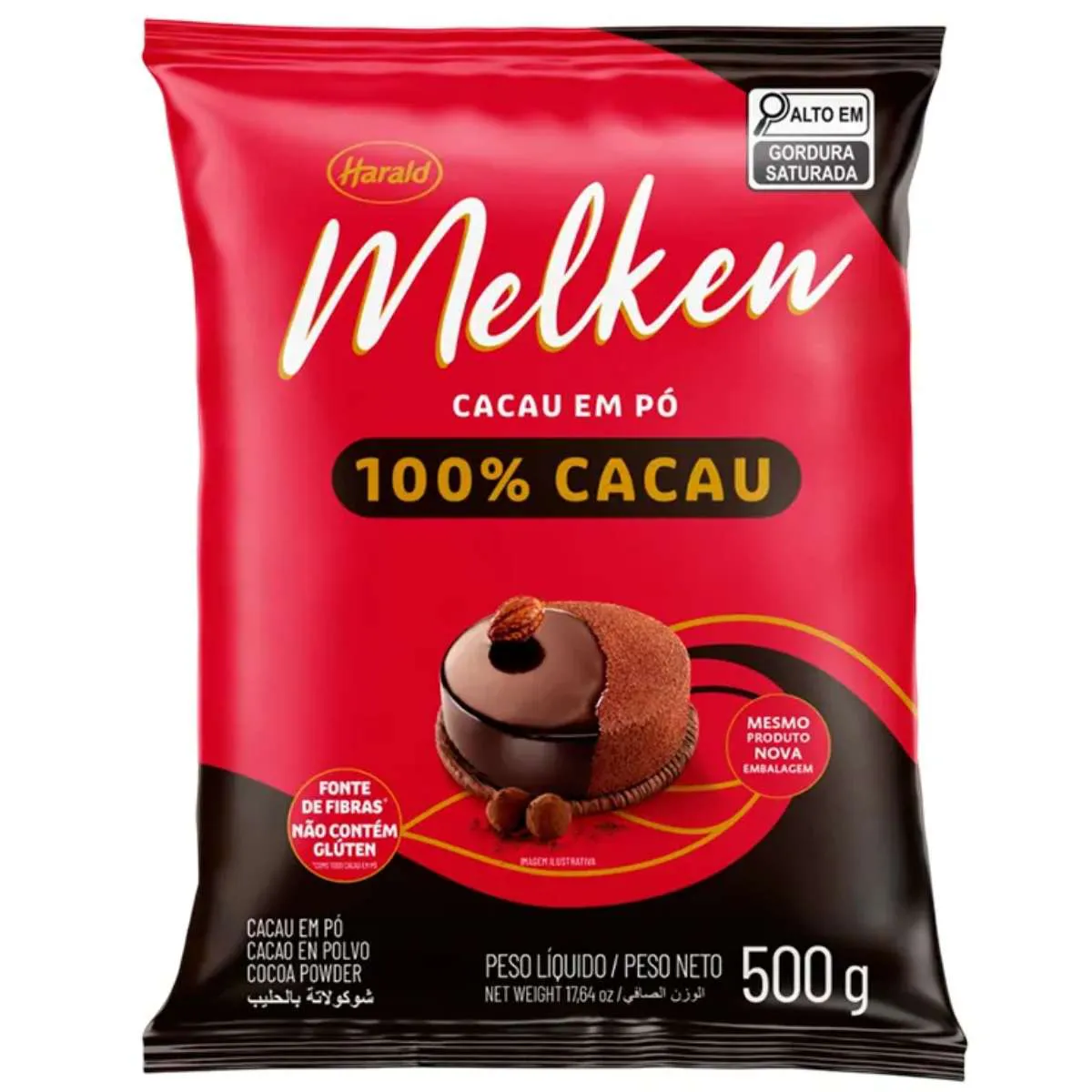 Chocolate em Pó Melken 100% 500g