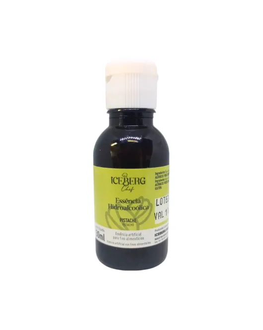 Aroma Artificial Pistache Essência Hidroalcoólica 30 ml Iceberg Chef