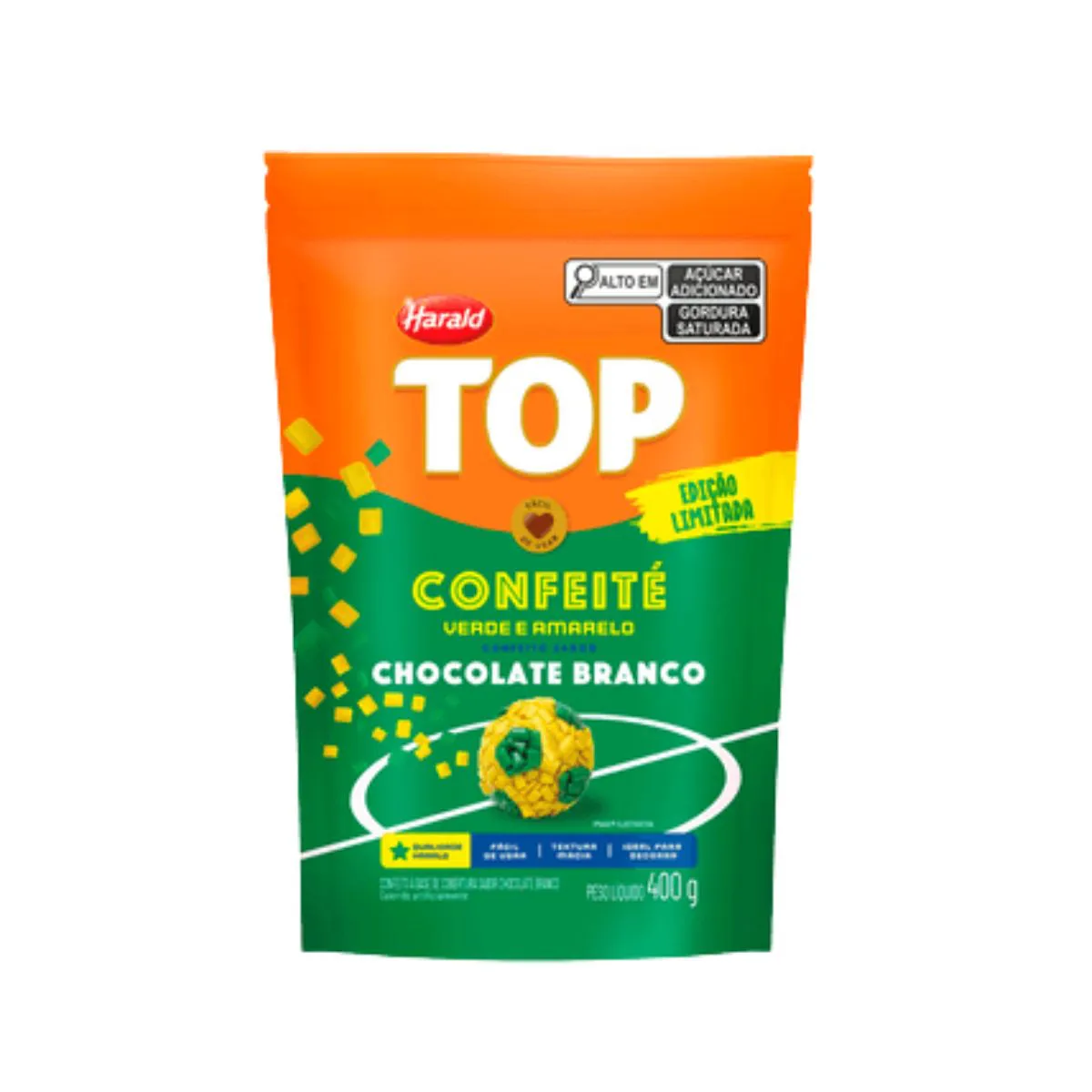Confeité Top Verde/Amarelo 400g