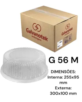 G56M Embalagem Para Bolo  Galvanotek