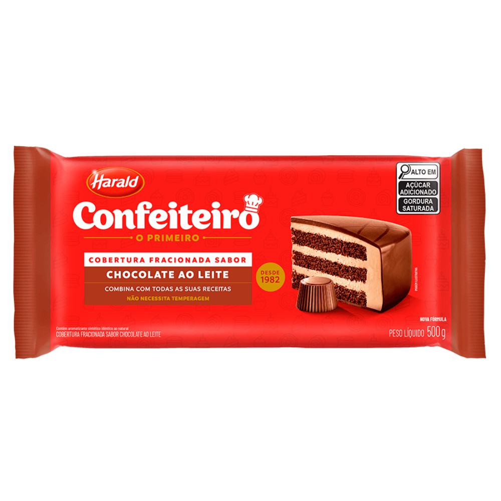 Barra Confeiteiro Ao Leite 500g