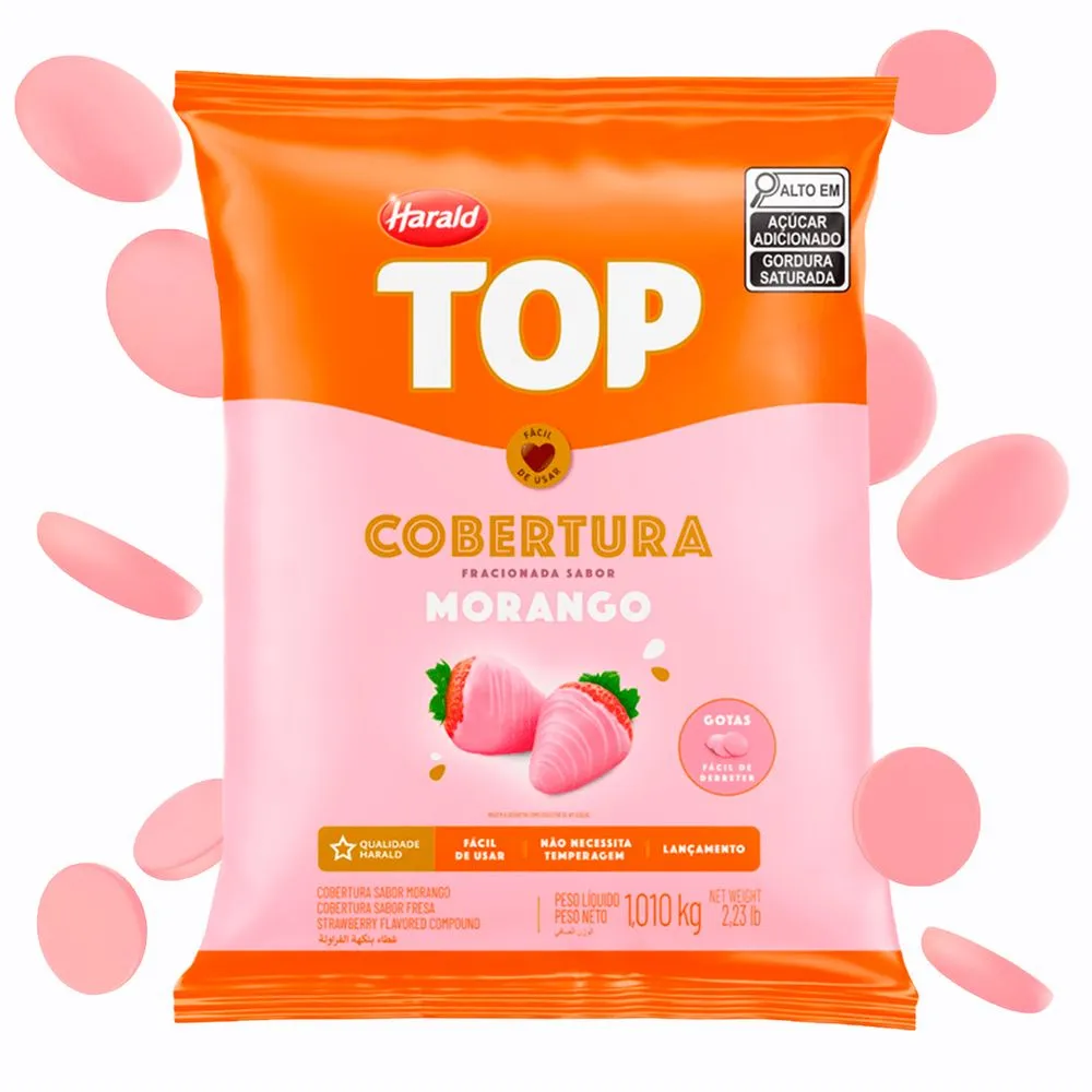Top Cobertura Morango 1010kg
