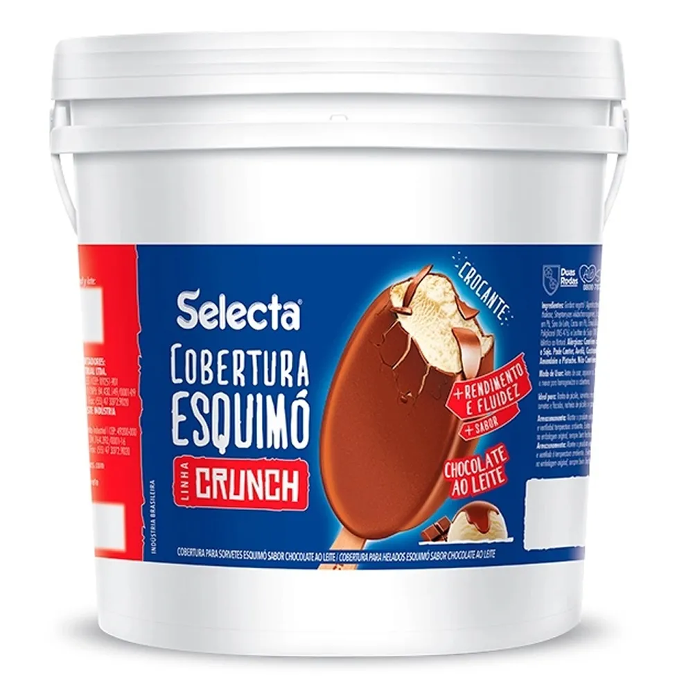COBERTURA ESQUIMO CRUNCH AO LEITE 4KG