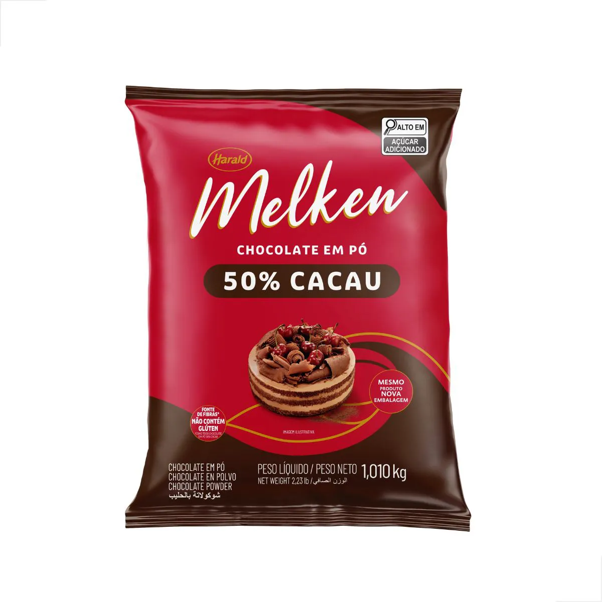 Melken Chocolate em Pó 50% Cacau 1kg