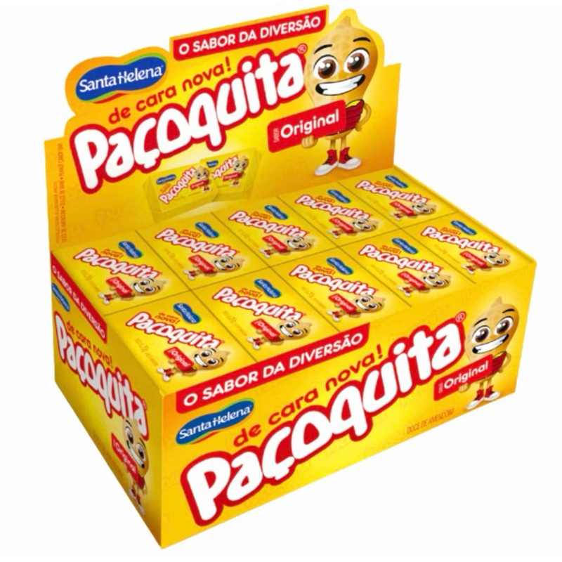 Paçoquita Quadrada 50 Unidades