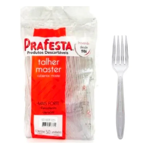 Garfo Master Cristal 50 UNIDADES