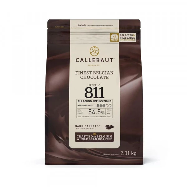 Callebaut 811 Chocolate Amargo 2kg