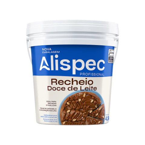 RECHEIO DOCE DE LEITE TOQUE CARAMELO ALISPEC 4,5kg