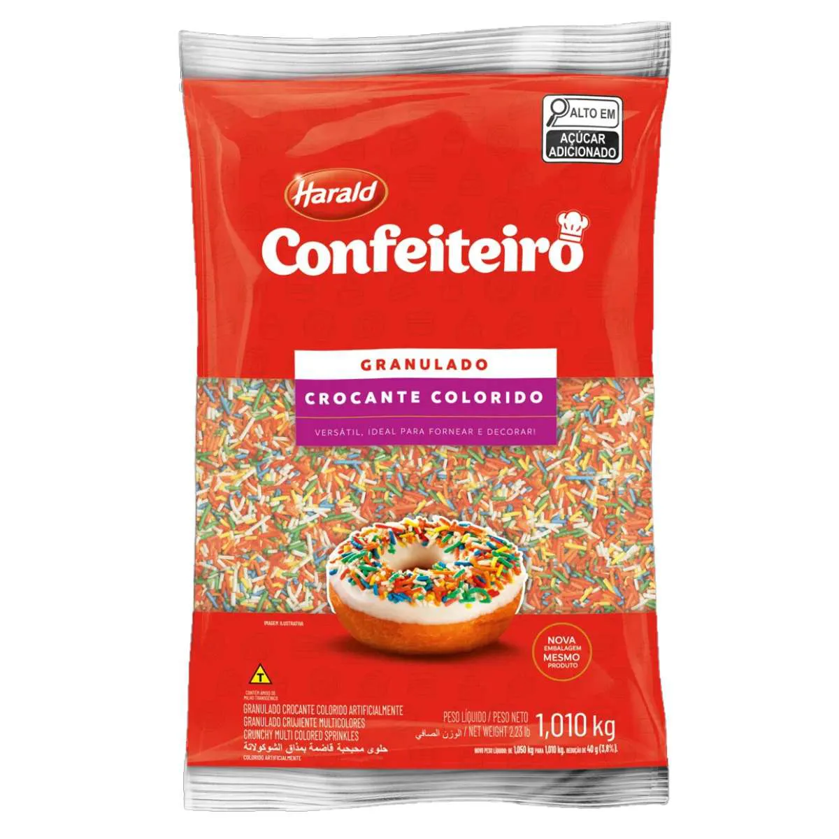 Granulado Crocante Colorido 1kg
