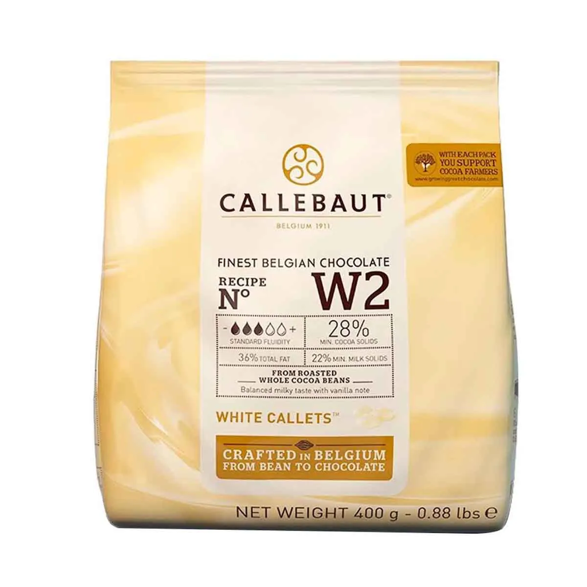 Mini Callebaut W2 Branco 400g