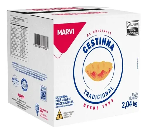 CASCA CESTINHA MARVI CAIXA 120 UNIDADES