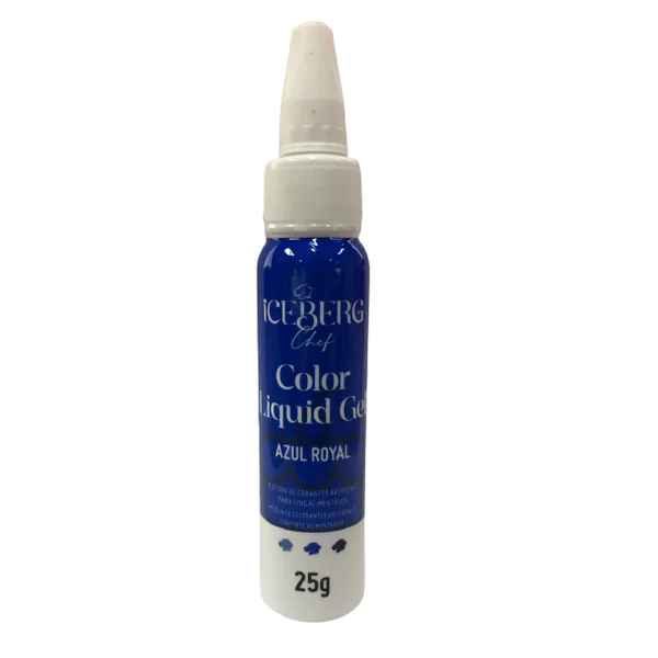 COLOR LIQUID GEL AZUL ROYAL ICEBERG 25G