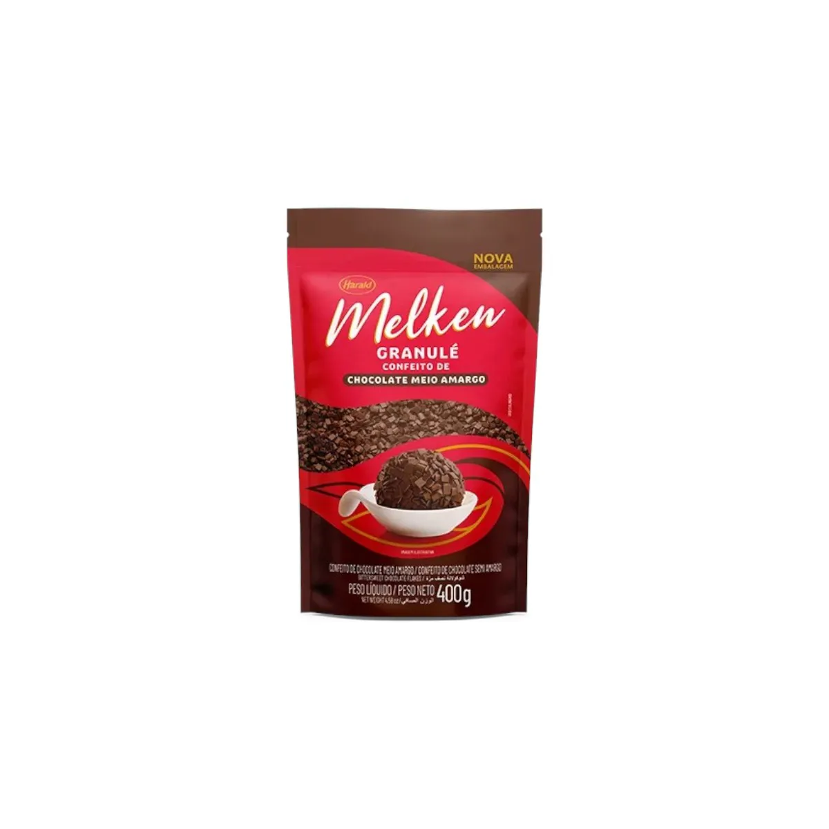 Melken Granule Meio Amargo 400g