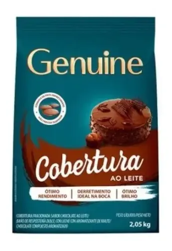 Genuíne COBERTURA Ao Leite Gotas 2050KG